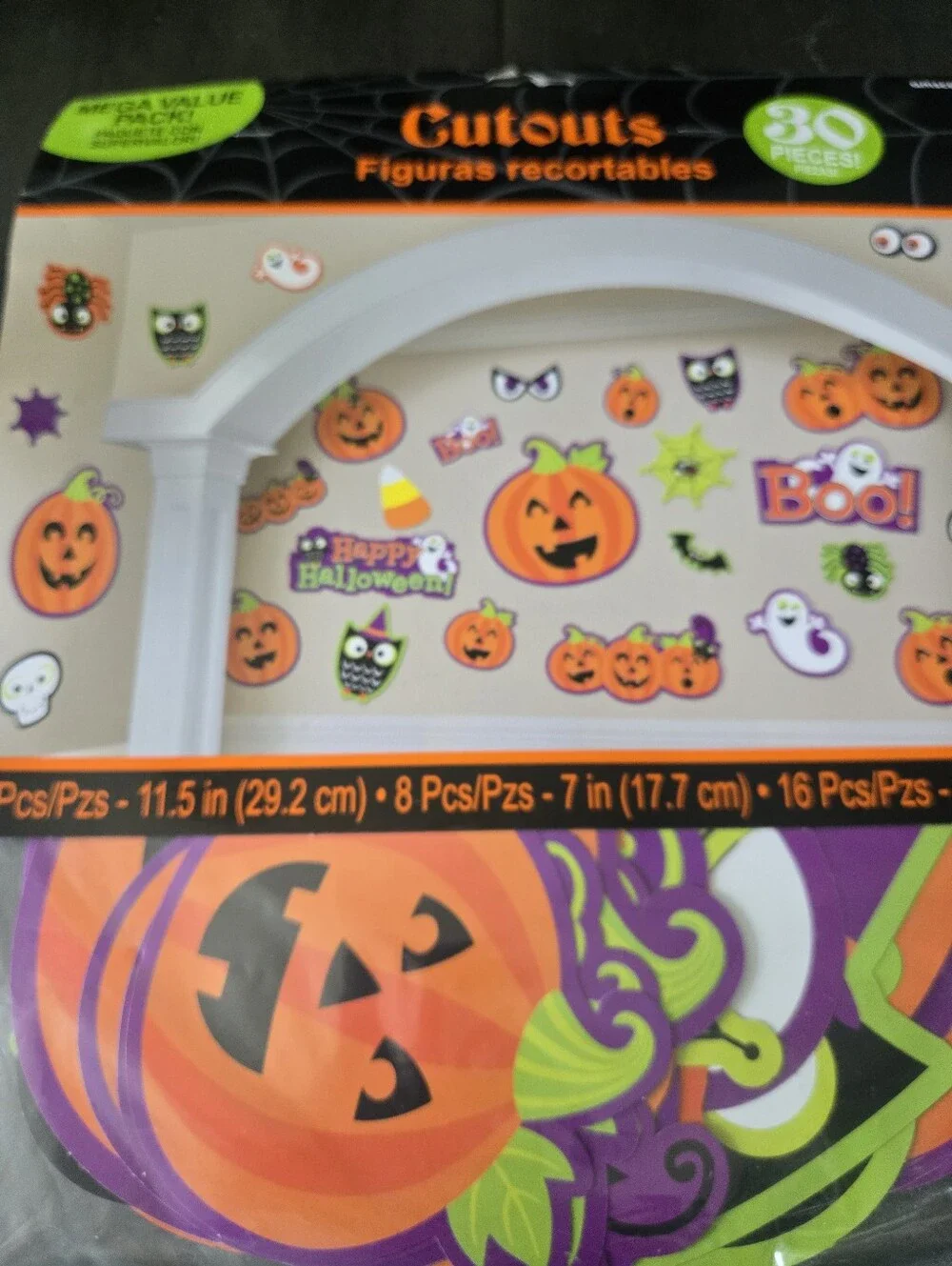 Halloween Pumpkin Wall Decorations - Orange